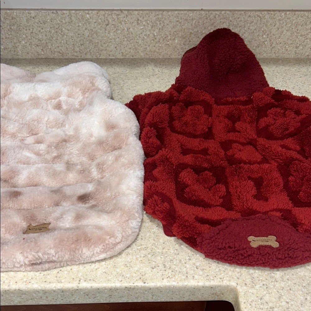 Koolaburra Pink and Red Dog Hoodies